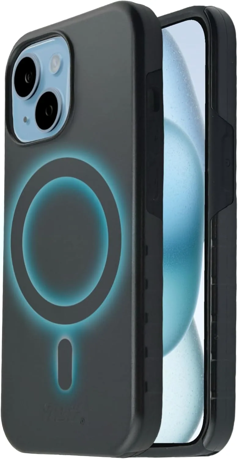 Guard Dog Case Compatible with iPhone 15 - Compatible with MagSafe - Military Grade - Rugged Two Piece Protection - Designer - American Flag - Thin Blue Line - Hero