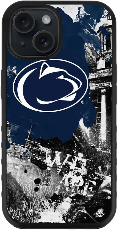 Guard Dog Case Compatible with iPhone 15 - Military Grade - Rugged Two Piece Protection - Collegiate Licensed - Penn State Nittany Lions - by Paulson Designs