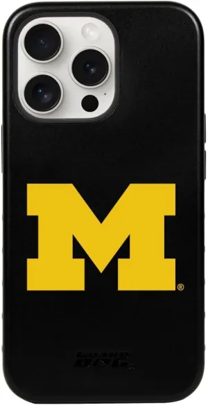 Guard Dog Case Compatible with iPhone 15 Pro Max - Compatible with MagSafe - Military Grade - Rugged Two Piece Protection - Collegiate Licensed - Michigan Wolverines - Logo