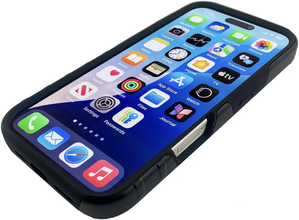 Guard Dog Case Compatible with iPhone 16 - Compatible with MagSafe - Military Grade - Rugged Two Piece Protection - Collegiate Licensed - Alabama Crimson Tide - by Paulson Designs