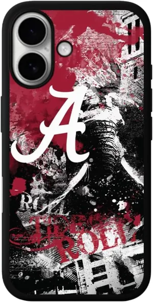 Guard Dog Case Compatible with iPhone 16 - Compatible with MagSafe - Military Grade - Rugged Two Piece Protection - Collegiate Licensed - Alabama Crimson Tide - by Paulson Designs