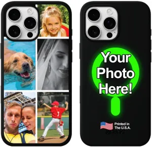 Guard Dog Case Compatible with iPhone 16 Pro Max - Compatible with MagSafe - Military Grade - Rugged Two Piece Protection - Custom - Photo - Five Frame