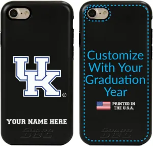 Guard Dog Case Compatible with iPhone 7/8/SE - Military Grade - Rugged Two Piece Protection - Collegiate Licensed - Kentucky Wildcats - Personalized