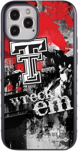 Guard Dog Texas Tech Red Raiders - Paulson Designs Spirit DP Hybrid Case for iPhone 12/12 Pro - Black w/Black