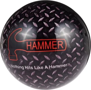 Hammer Diamond Plate Bowling Ball - Grey/Black 12lbs