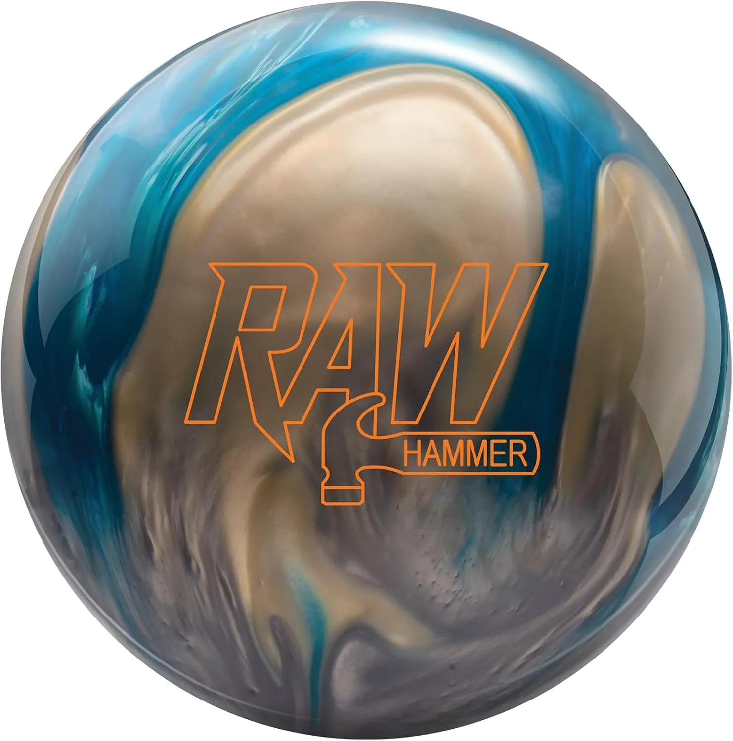 Hammer Raw Blue/Silver Pearl Bowling Ball