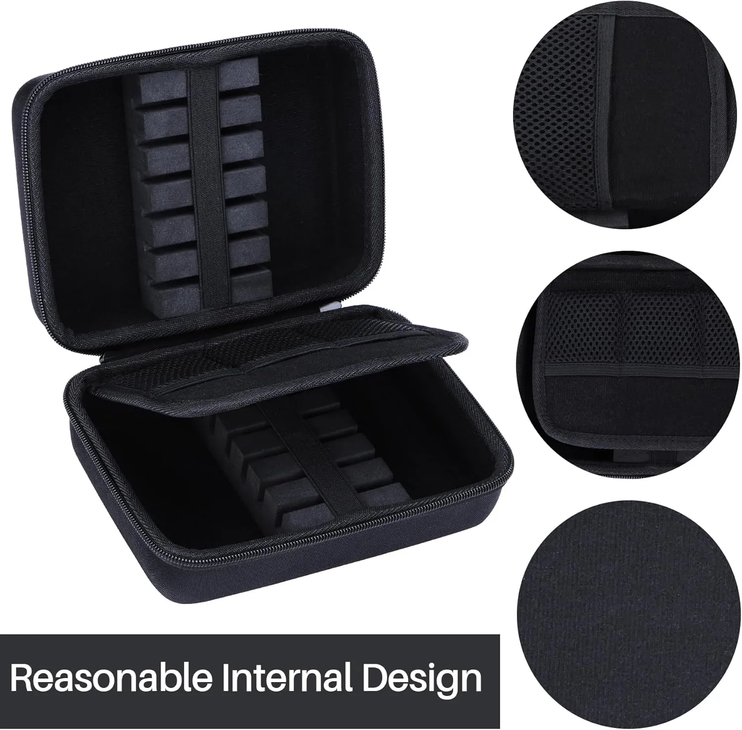 Hard Case Compatible with Steel or Soft Darts Set, Storage Holder Fits Dart Tips Shafts Flights and Accessories