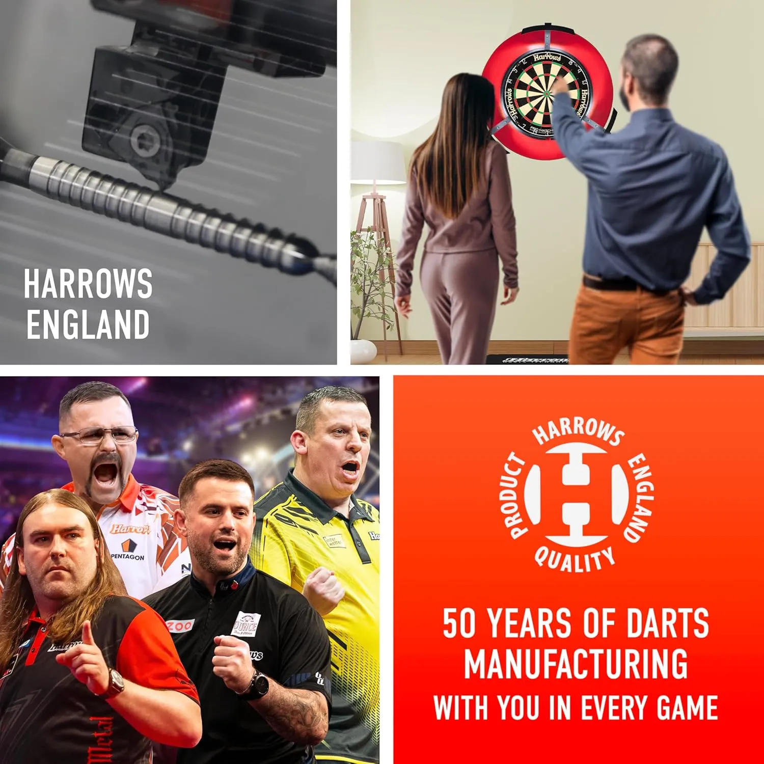 Harrows Dimplex Bomb & Tapered Darts Set I Professional Darts 90% Tungsten Steel Tip All Weights I 10pc Set with Black Dimplex Midi Shafts & Dimplex Flights