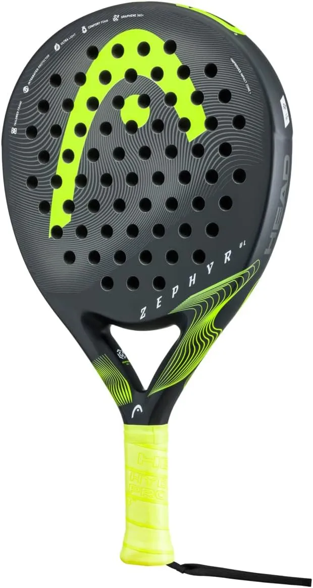 HEAD Graphene 360 Zephyr Padel/Pop Tennis Paddle Series (Zephyr,Pro, UL)