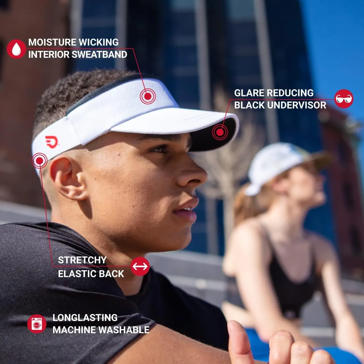 Headsweats Women's Lightweight Performance Running Sun Visor