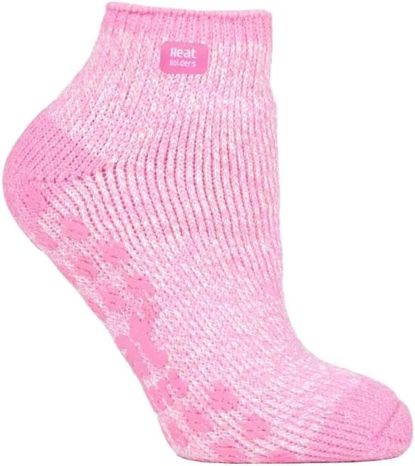 HEAT HOLDERS - Ladies low cut thermal slipper ankle socks in 4 colors, 5-9 US