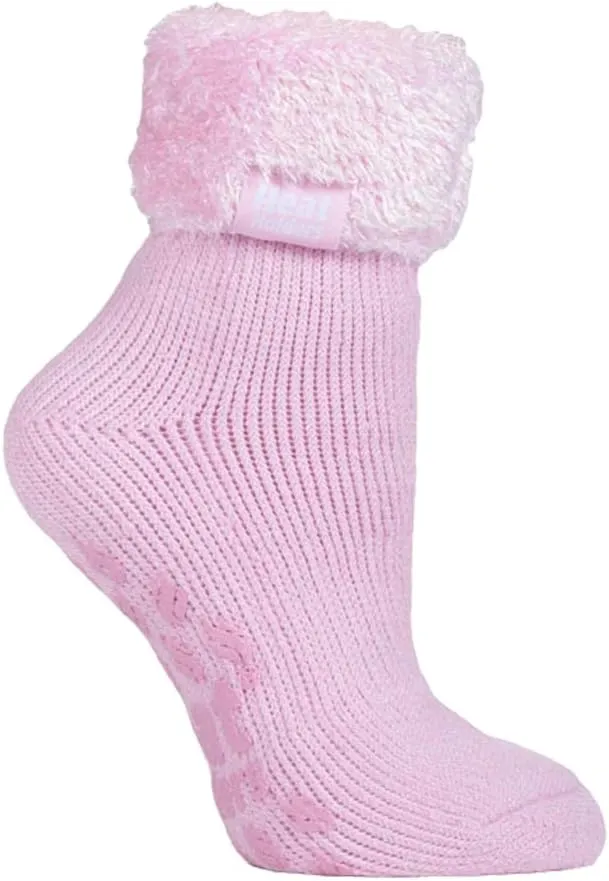 HEAT HOLDERS - Lounge Thermal Non Slip Bed Socks With Grip for Women