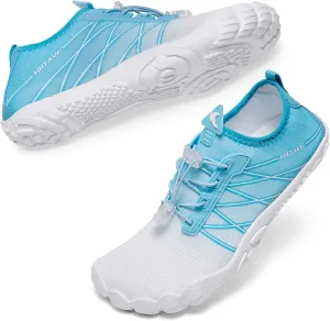 HIITAVE Water Shoes Non Slip Aqua Shoes Barefoot Quick Dry Lightweight with Beach River Swim Pool for Men Women Gradient Color…