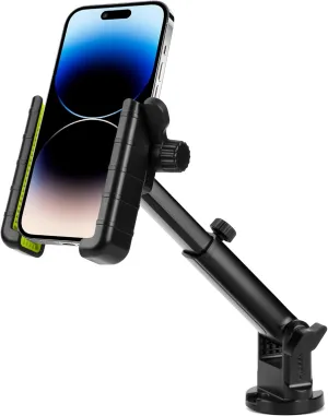 Hikeen Kayak Phone Holder, 360°Adjustable Phone Holder with Long Arm, Kayak Fishing Accessories, Kayak Phone Mount Compatible with Smartphone from 4''-7''