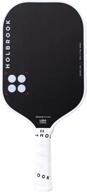 Holbrook Pickleball Paddles - Power Pro (Pro Series) Elite USAPA Approved Pickleball Paddle with Carbon Fiber Surface, Edgecraft Foam Polypropylene Core, Controlled Touch, Power and Spin