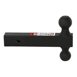HUSKY TOWING Fits 2 Recvr Welded 2 Ball  2516 Ball 5K Gross Wt 8 Solid Shank Steel Blk 31354