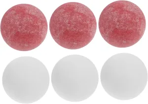 IMIKEYA 6Pcs Matte Finish Foosball Balls Replacement Mini Soccer Balls for Tabletop Football Comfortable Grip for Foosball Accessories and Parties