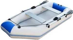 Inflatable Kayak 2.3 Meters 3-4 People Fishing Boat Motor Inflatable Boat Kayak Upgraded Rubber Boat Thick Hard Bottom Inflatable Boat