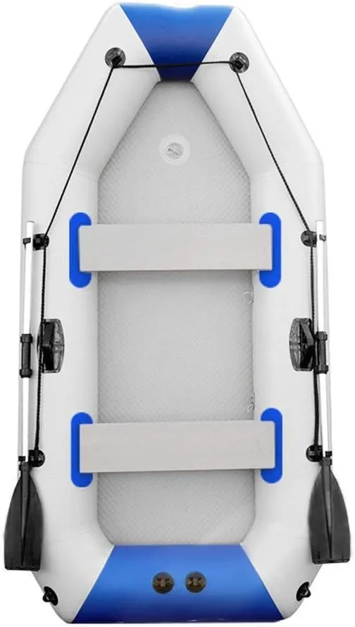 Inflatable Kayak 2.3 Meters 3-4 People Fishing Boat Motor Inflatable Boat Kayak Upgraded Rubber Boat Thick Hard Bottom Inflatable Boat