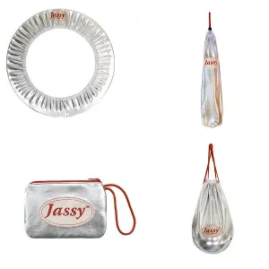 Jassy Rhythmic Gymnastics Complete Set – Color: Metallic Silver