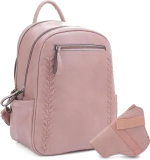 JESSIE & JAMES Women's Large Multi Compartments Fashion Concealed Carry Backpack|MV