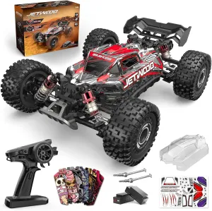 Jetwood x Hyper go 1/16 Fast Brushless RC Cars for Adults, Max 42 mph High Speed Remote Control Car for Boys, Electric RTR Race RC Truck, Hobby Grade RC Buggy, Offroad All Terrian JC16EP with 2 Lipo