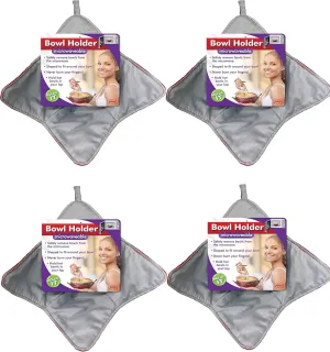 Jokari Hot Bowl Holders are Microwavable and Combine Benefits of a Hotpad and Cozy for a Hot, Warm or Even Cold Soup Bowl or Pot. Stabilizer and Hugger Shaped for Large and Small Bowls for Easy Eating