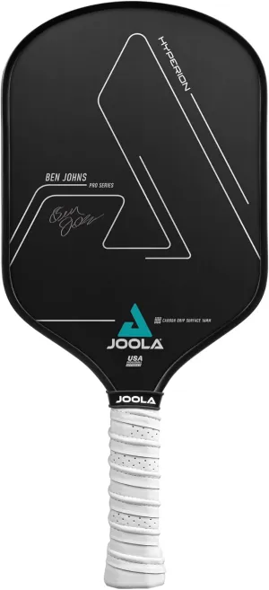 JOOLA Ben Johns Hyperion CGS Pickleball Paddle - Textured Carbon Grip Surface Technology for Spin & Control with Added Power - Polypropylene Honeycomb Core Pickleball Racket