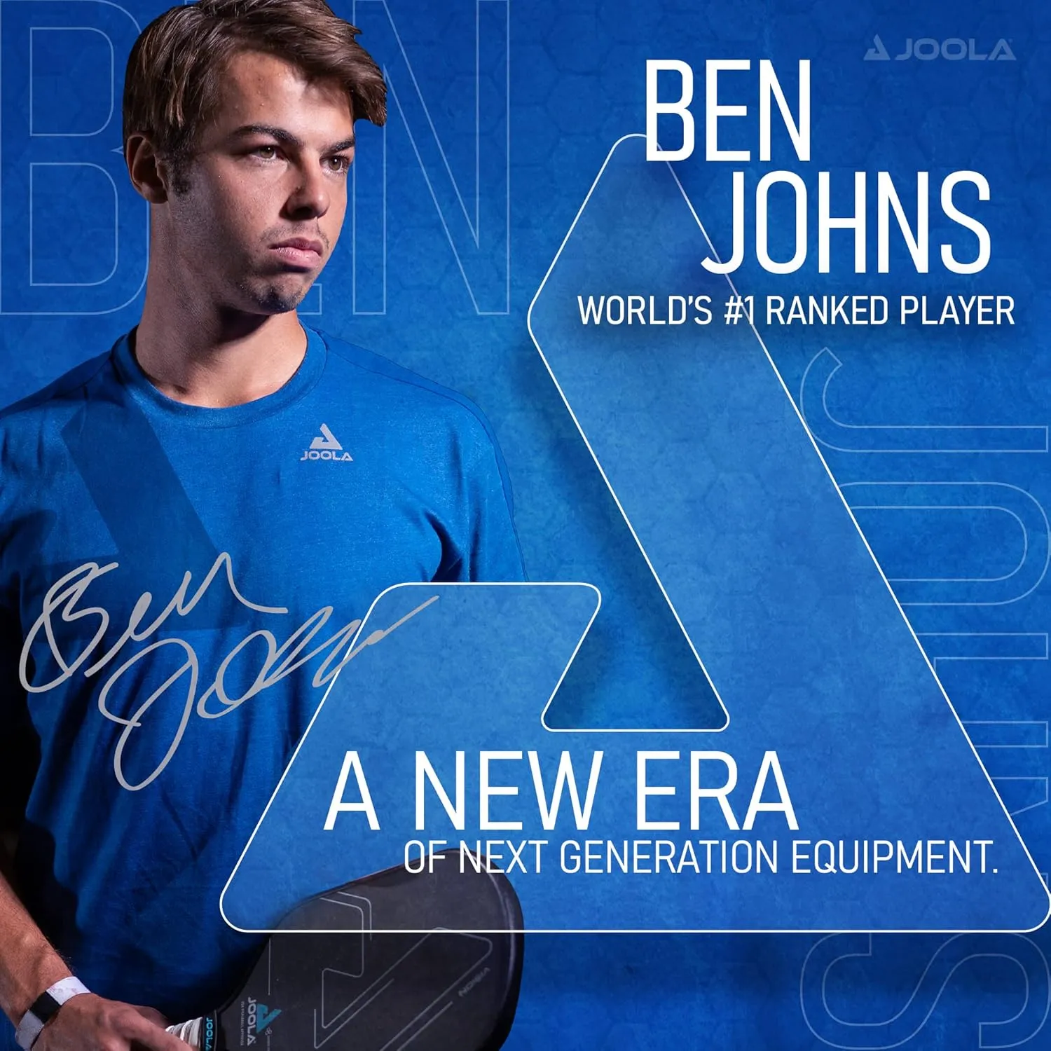 JOOLA Ben Johns Hyperion CGS Pickleball Paddle - Textured Carbon Grip Surface Technology for Spin & Control with Added Power - Polypropylene Honeycomb Core Pickleball Racket