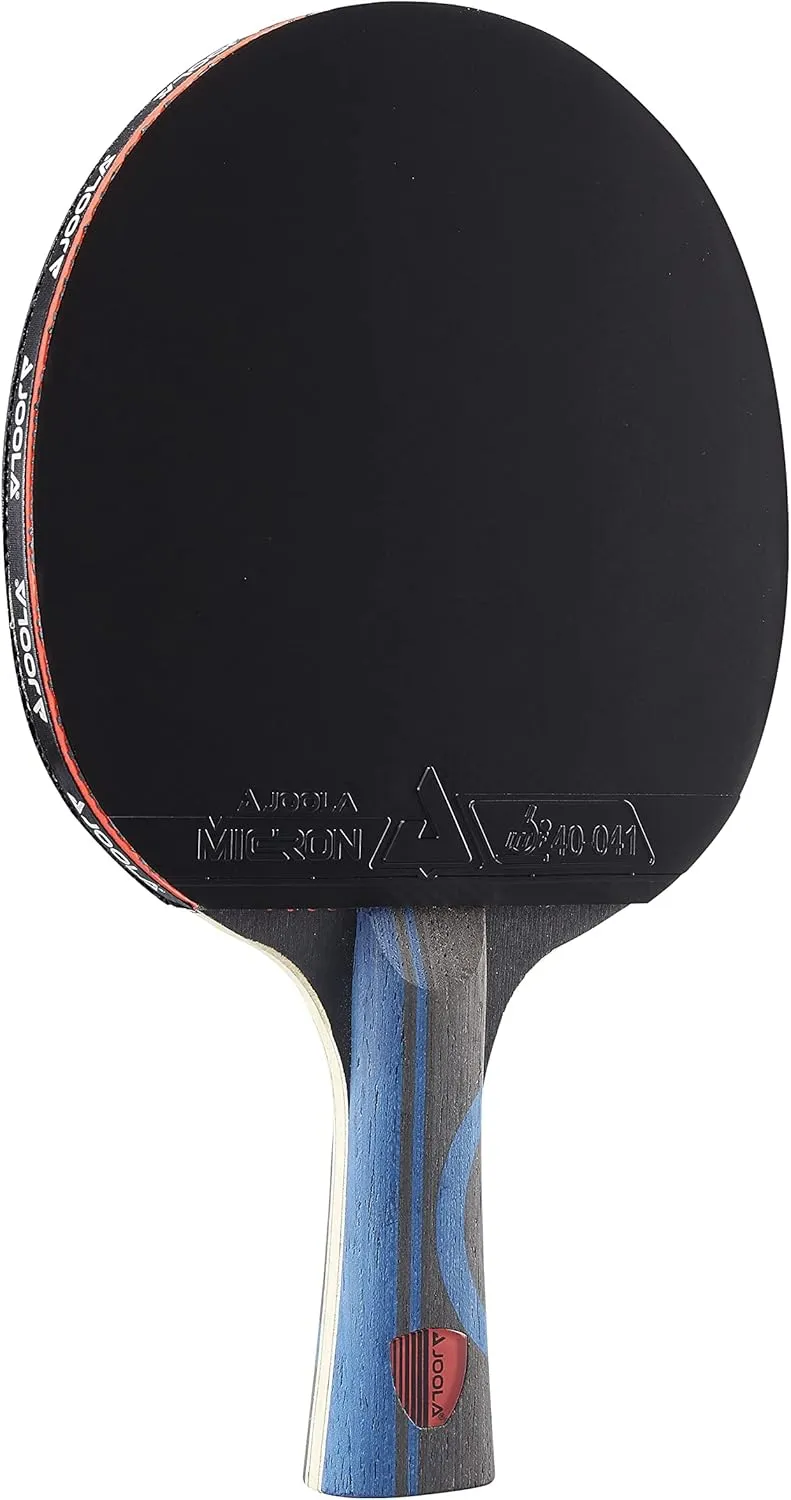 JOOLA Infinity Edge - Tournament Performance Ping Pong Paddle w/ Carbon Pro Technology - Black Rubber on Both Sides - Competition Ready - Table Tennis Racket for Advanced Training - Designed for Speed