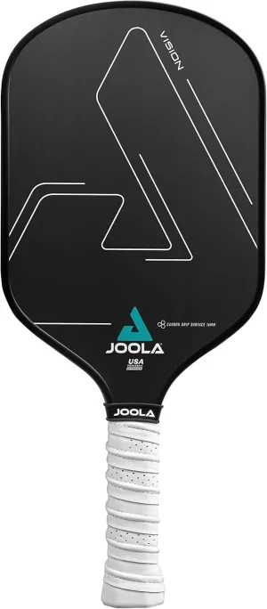 Joola Vision Pickleball Paddle with Textured Carbon Grip Surface Technology for Maximum Spin and Control with Added Power - Polypropylene Honeycomb Core Pickleball Racket 16mm
