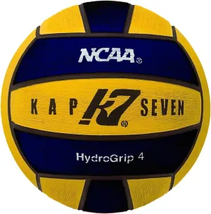 KAP7 Size 4 HydroGrip Water Polo Ball (Offical Ball of The NCAA), Yellow/Navy
