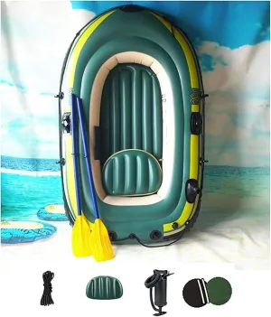 Kayak Adult Green Inflatable Kayak Plastic Boat Kayak Fishing Boat Inflatable Boat Outdoor Rubber Boat