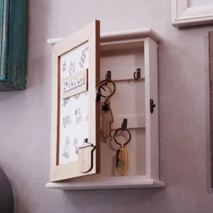 Key Box Wall Hanging - Kitchen (5 Hooks)