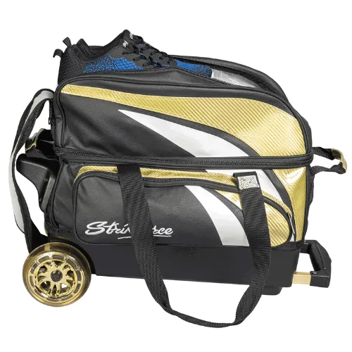 KR Strikeforce Cruiser Lux Double Roller Gold Bowling Bag