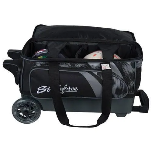 KR Strikeforce Cruiser Scratch Double Roller Steel Bowling Bag