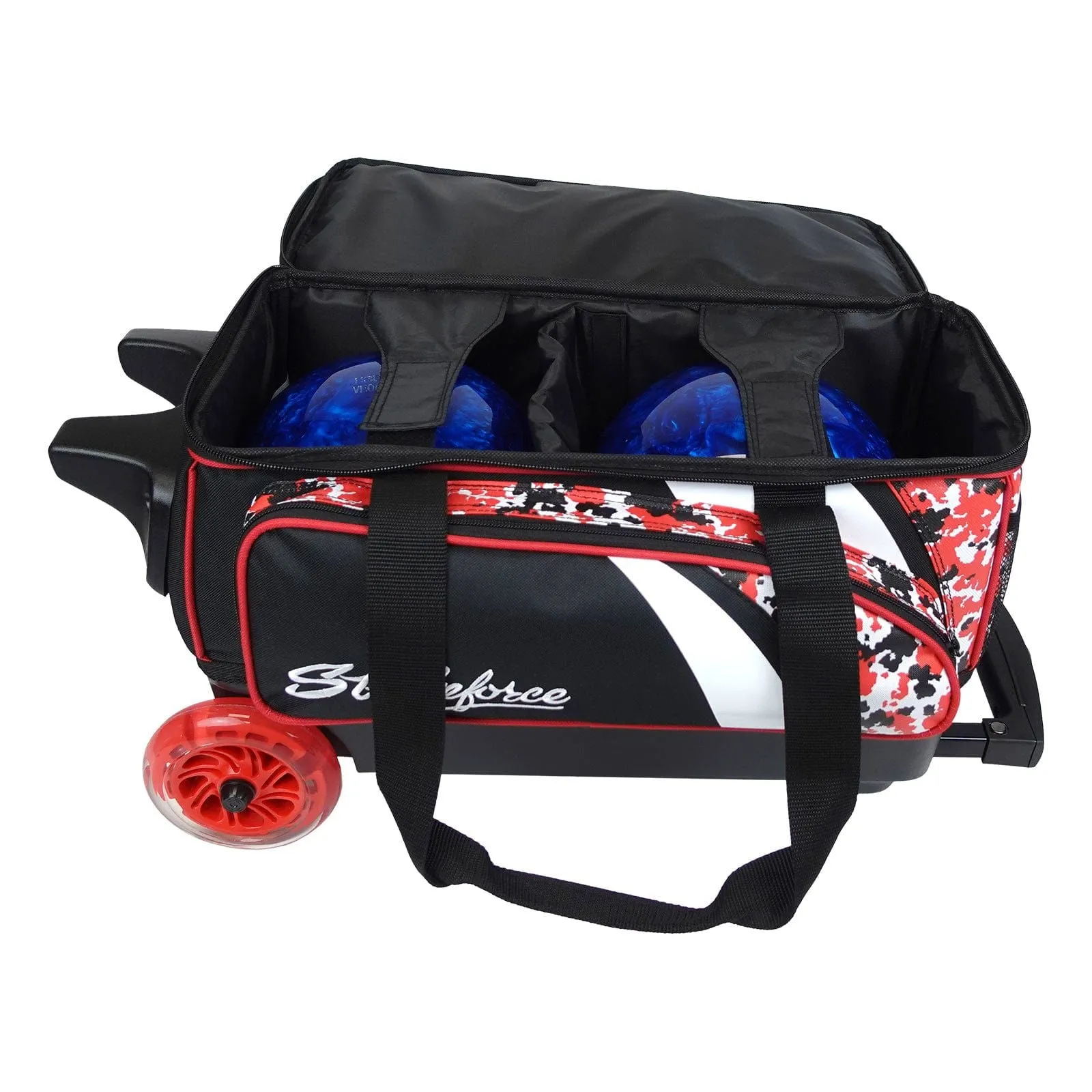 KR Strikeforce Cruiser Smooth Double Roller Red/Camo Bowling Bag