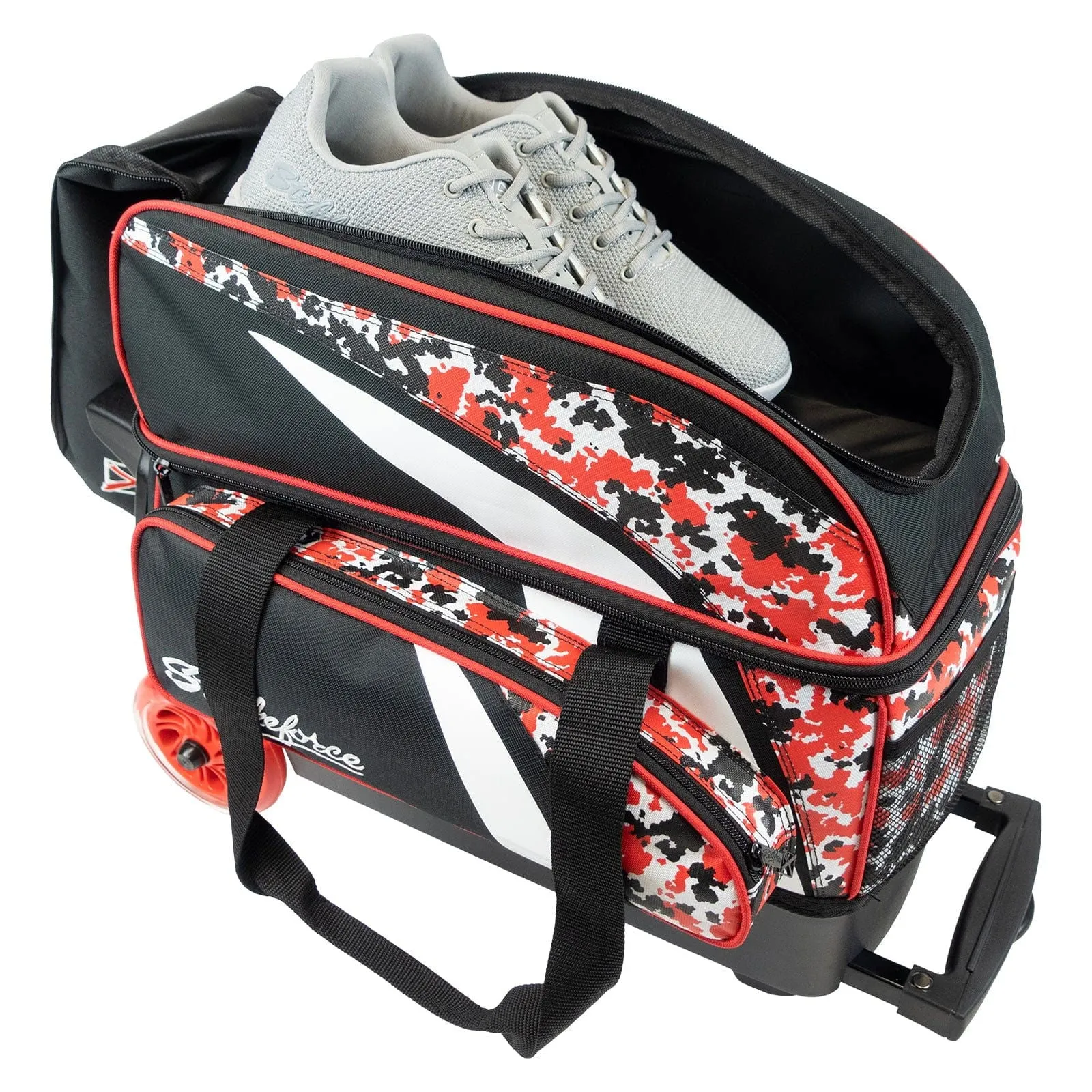 KR Strikeforce Cruiser Smooth Double Roller Red/Camo Bowling Bag