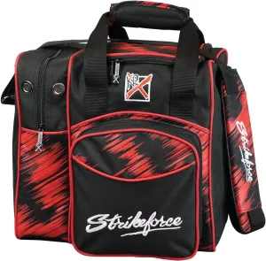 KR Strikeforce Flexx Single Tote Bowling Bag with Side Shoe Compartment and Front Accessory Compartment