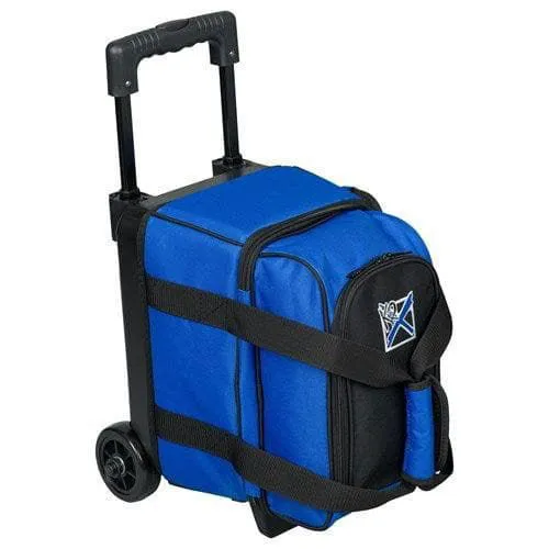 KR Strikeforce Hybrid Black Royal Single Roller Bowling Bag