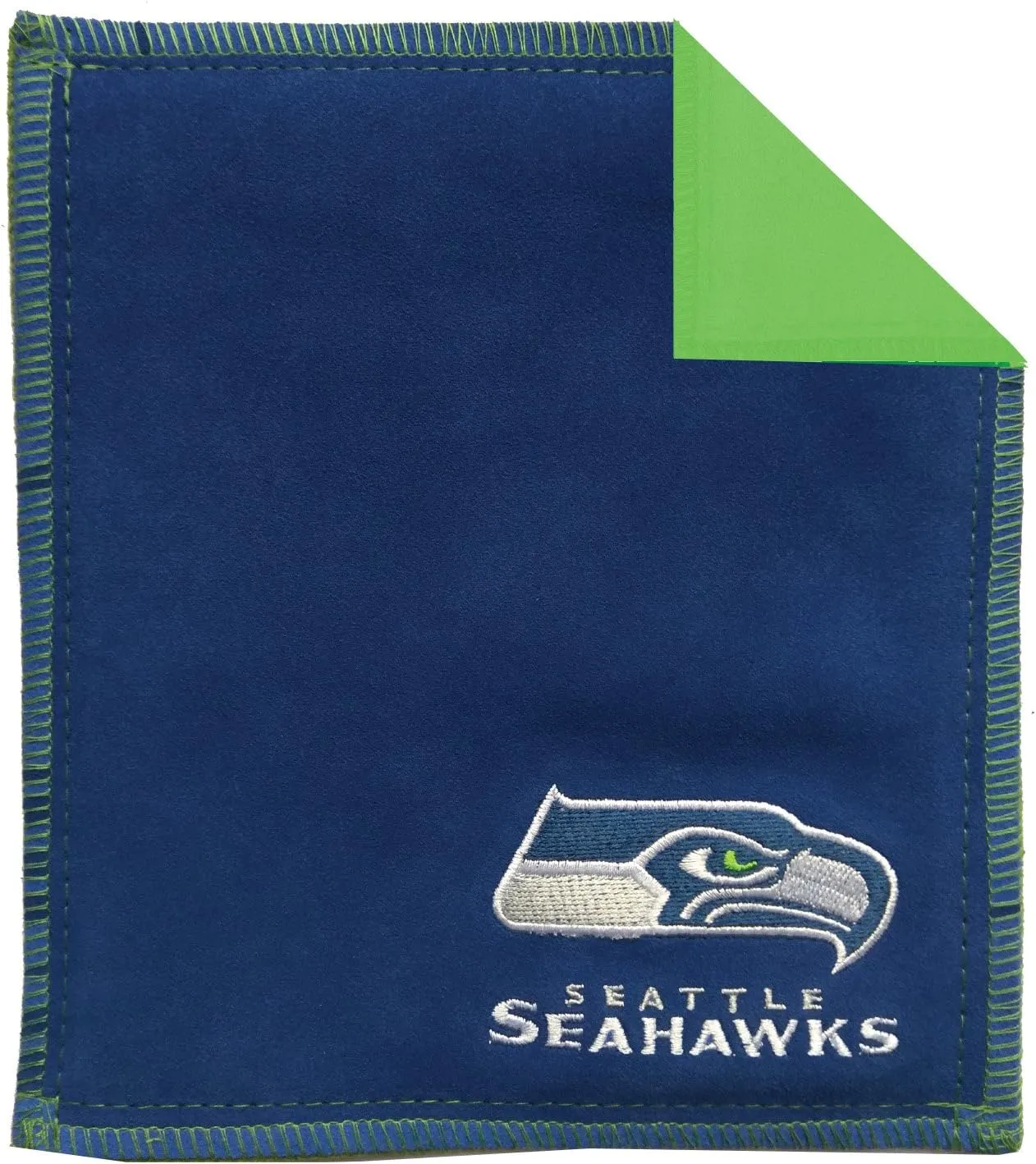 KR Strikeforce Officially Licensed NFL Logo Bowling Ball Shammy Cleaning Pad Available in Select Teams - Shammy is 8" x 7.5"