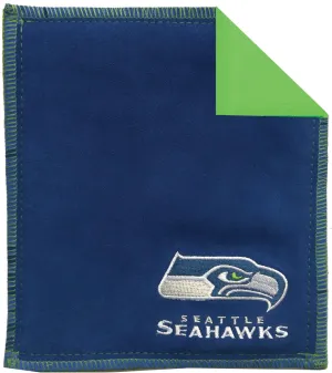 KR Strikeforce Officially Licensed NFL Logo Bowling Ball Shammy Cleaning Pad Available in Select Teams - Shammy is 8" x 7.5"