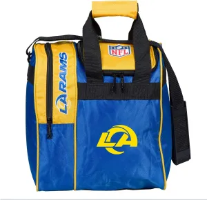 KR Strikeforce Officially Licensed NFL Single Bowling Ball Tote Bag with Shoe Compartment