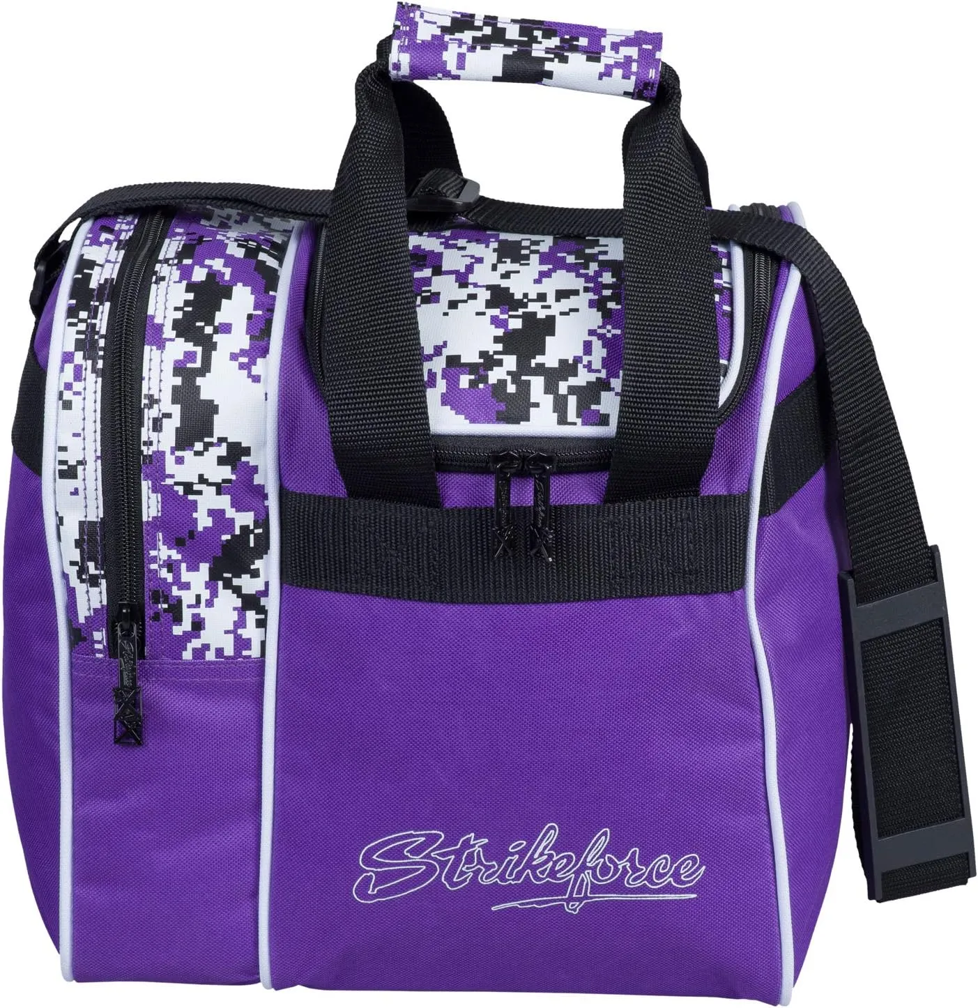 KR Strikeforce Rook Single Tote with Side Shoe Compartment - Holds One Ball and Pair of Shoes up to Size 11