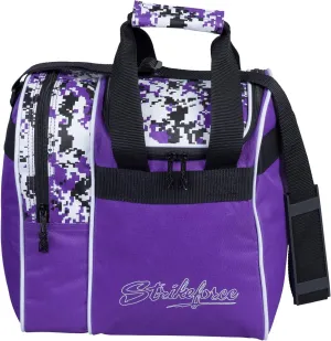 KR Strikeforce Rook Single Tote with Side Shoe Compartment - Holds One Ball and Pair of Shoes up to Size 11