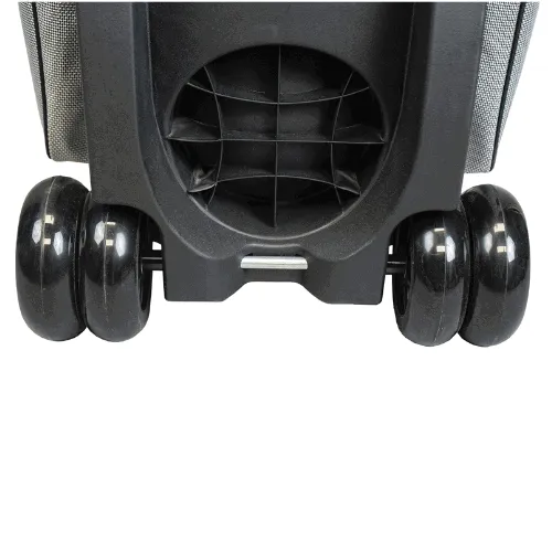 KR Strikeforce Royal Flush Silver/Black 4x4 Bowling Ball Roller Bag