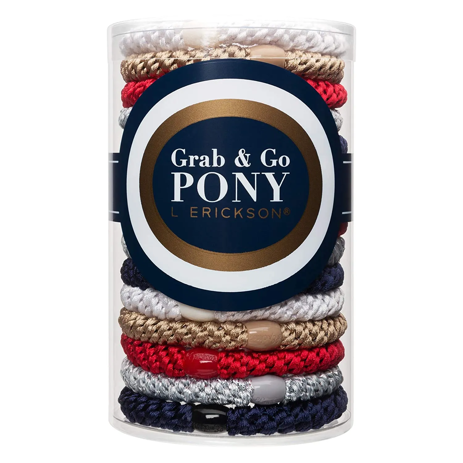 L Erickson Grab & Go Pony Tube 15 Pack