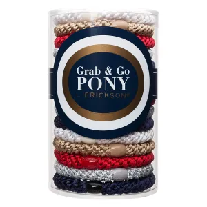 L Erickson Grab & Go Pony Tube 15 Pack