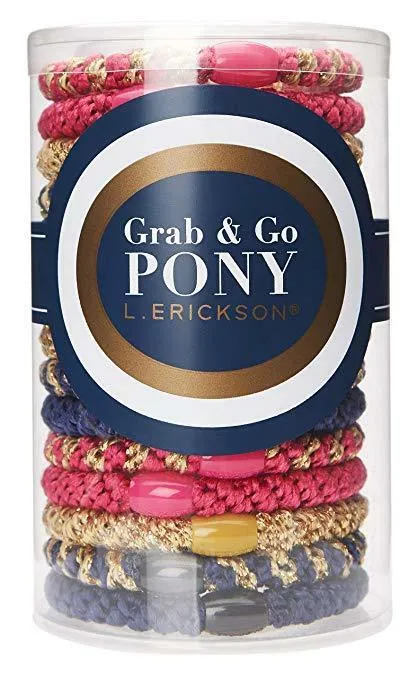 L Erickson Grab & Go Pony Tube 15 Pack