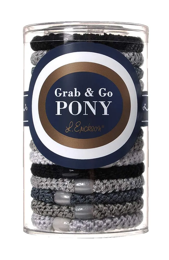 L Erickson Grab & Go Pony Tube 15 Pack